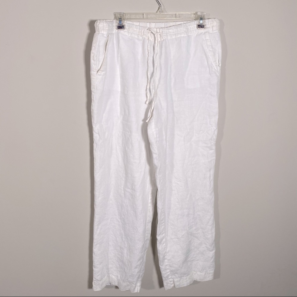 White Linens Pants